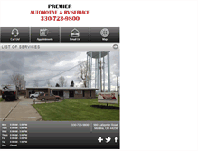Tablet Screenshot of premierautorv.com